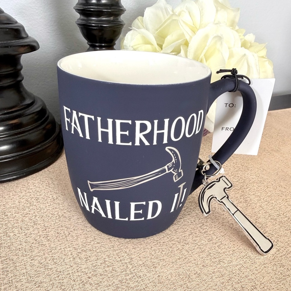 NWT FATHERHOOD 🔨 NAILED IT Soft Touch Ceramic Mug